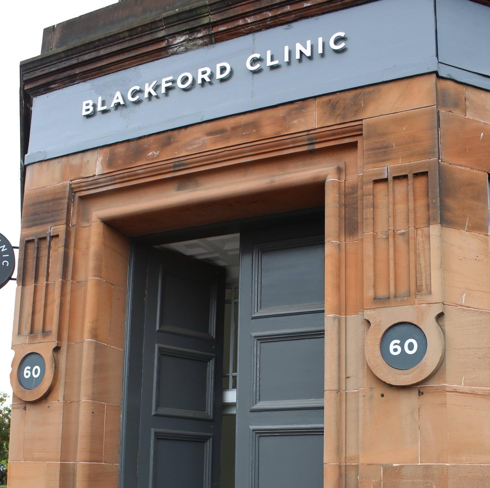 Blackford Clinic entrance, 60 Blackford Avenue, Edinburgh